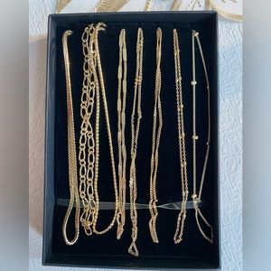 New Set of 8 gold chains